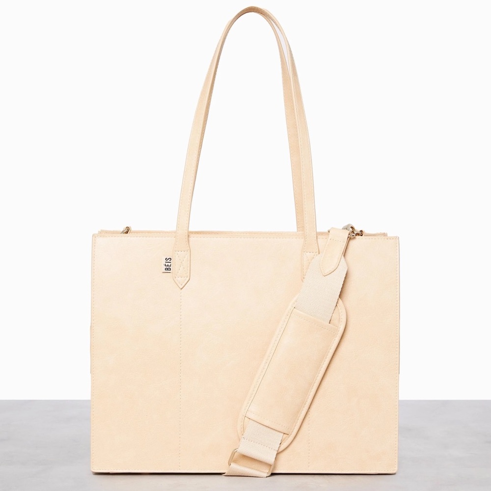 BÉIS The Mini Work Tote (Beige)